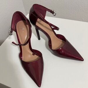 Zara Women's Dark Red Heels